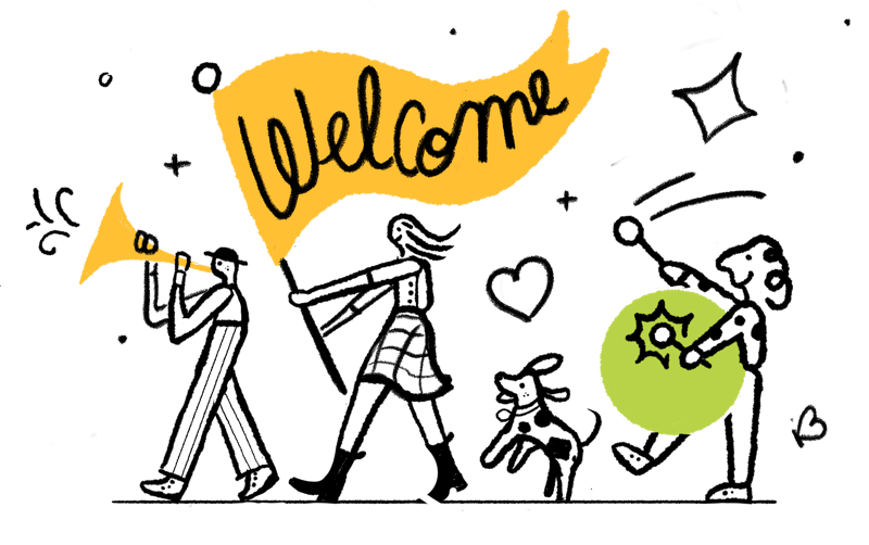 Welcome illustration